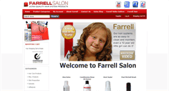 Desktop Screenshot of farrellsalon.com